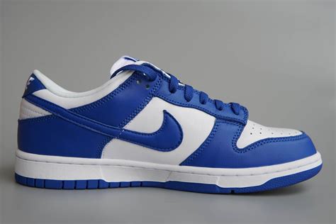 nike dunk low blauw wit|white nike dunks low men.